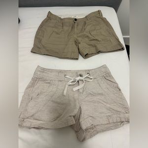 Beige shorts